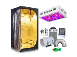 Kit PRO Complet Tente Culture Hydroponique Led Ventilation