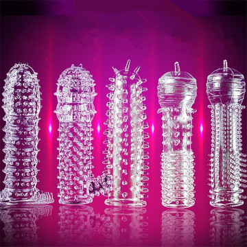 Extension Penis Nervuree Reutilisable Sextoys