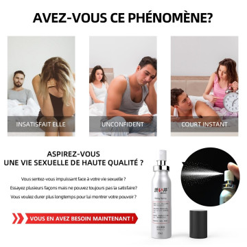 Spray Retardant Naturel pour Homme