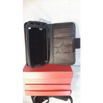 Coque Etui Cuir pour Samsung HTC iPod iPhone
