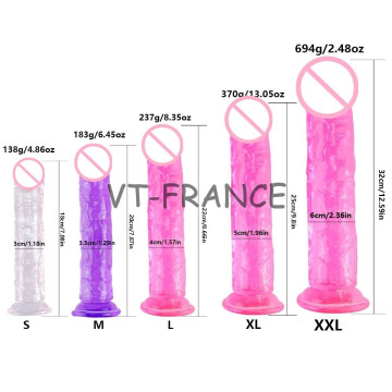 Gode Realiste Silicone Gel Sextoys