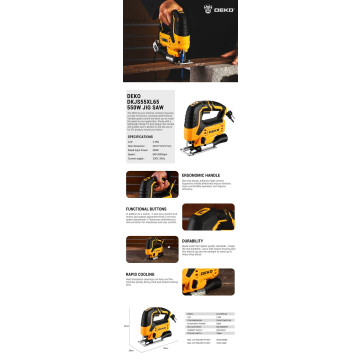 Scie Sauteuse Pro 220V 550W 19MM