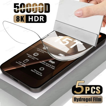 5 Film Hydrogel Protection Ecran pour XIAOMI
