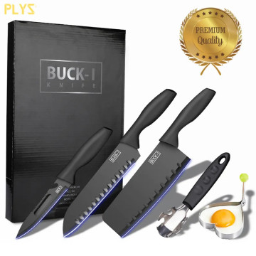 Coffret Couteaux de Cuisine Pro Inox 5 pcs