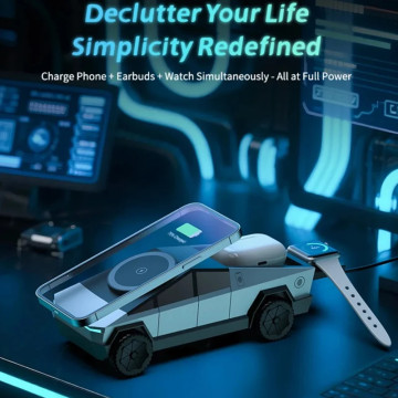Cybertruck Chargeur sans Fil Magnetique