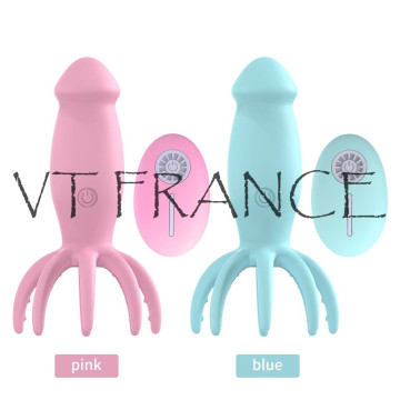 Vibro Silicone Pieuvre a Telecommande