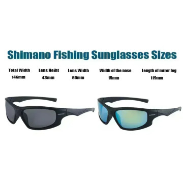 SHIMANO Lunettes de Soleil Polarise UV400 Cyclisme Peche