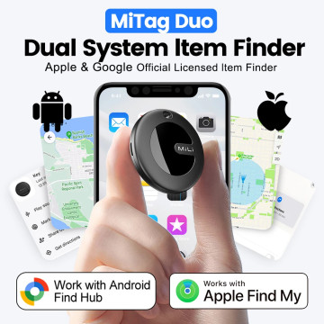 Traceur GPS Bluetooth double système MiLi MiTag AirTag