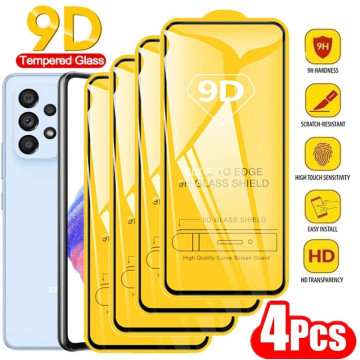 4 Ecrans Protecteur Verre Trempe pour Samsung Galaxy