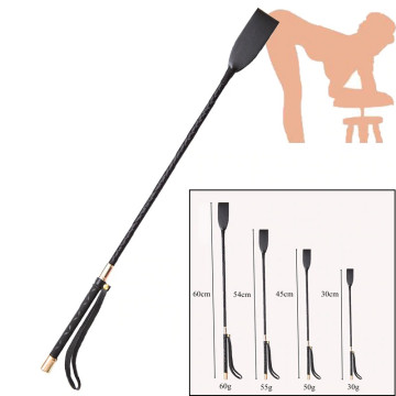 Cravache Cuir PU Souple BDSM Equitation