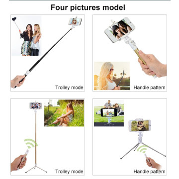 Perche Monopode Trepied Carbon Fiber Bluetooth Selfie Monopod  GoPro Iphone IOS Android