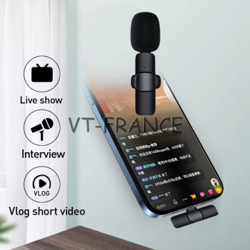 Micro Sans Fil Pro pour Smartphone Type C Youtube Live Show