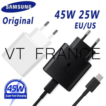 Samsung Chargeur Rapide 25w avec Cable USB-C