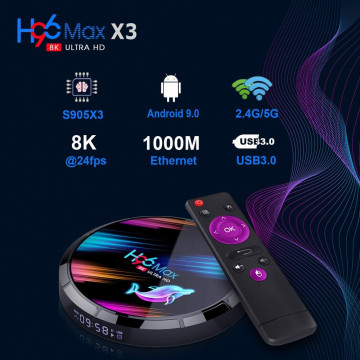 Smart Tv Box H96Max X3 8K ANDROID