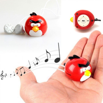 Lecteur MP3 ANGRY BIRDS  + MicroSD 2GB + Ecouteurs + adaptateur USB