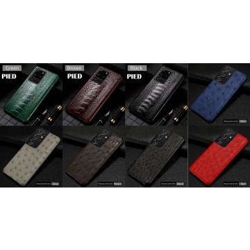 Coque Autruche Veritable pour Samsung Galaxy
