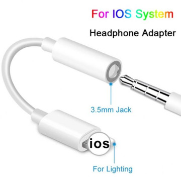 Adaptateur  Audio USB Type C 8 pin Jack 3.5 Compatible iPhone iPad Android