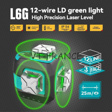 Niveau Laser Pro 12 Lignes Auto Nivelant 