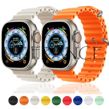 Bracelet Ocean Elastomere pour Montre iWatch Series
