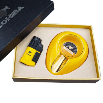 Kit Cigare COHIBA Briquet et Cendrier