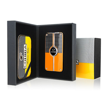 Briquet Cigare COHIBA 3 Torche en Coffret