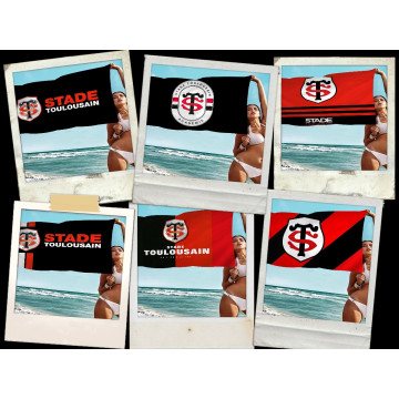 Stade Toulousain Rugby Serviette Drap de Bain & Plage 