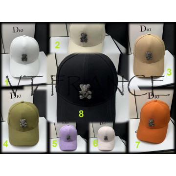 Casquette Fashion Femme Nounours Strass