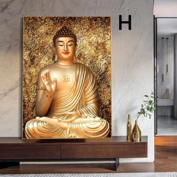 Tableau Peinture Impression sur Toile Bouddha 