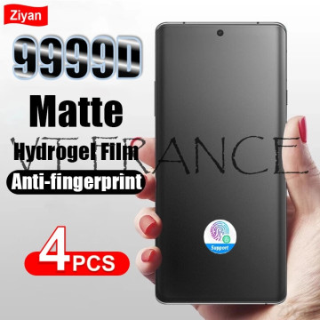 4 Film Hydrogel Mat Protection Ecran pour Samsung