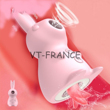 Vibro Langue Lapin 3 Fonctions