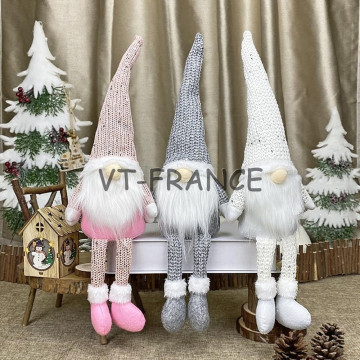 Poupee Gnome Lutin de Noel LED