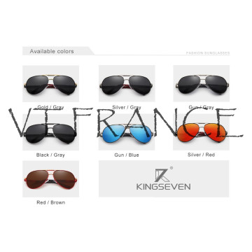 KINGSEVEN Lunettes Soleil Polarisee Aviateur