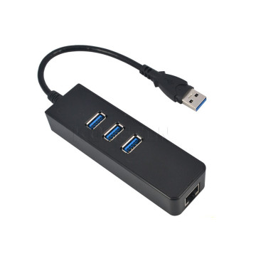Hub USB 3 3 ports +  RJ45 1Gb Ethernet