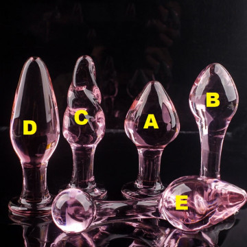 Plug Anal Verre Rose Sextoys Gay
