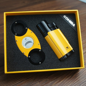 Kit COHIBA Briquet Coupe Cigare 