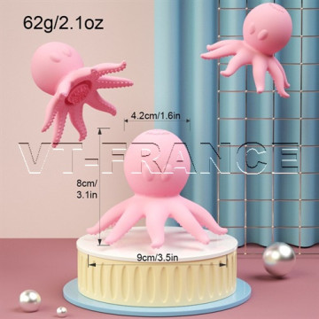 Vibro Silicone Pieuvre 10 Vitesses