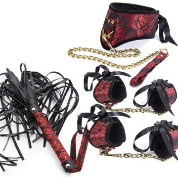 Kit Tissu Bondage BDSM 5 Pcs