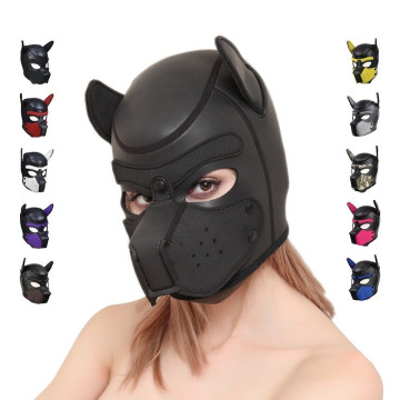 Masque Chien Bondage BDSM