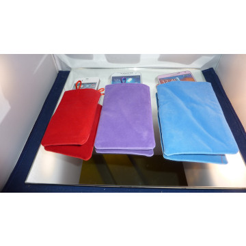 Housse Pochette Etui Velours Telephone MP3 Appareil Photo iPhone Samsung Sony Nokia LG HTC