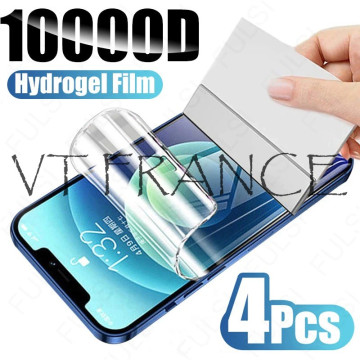 4 Film Hydrogel Protection Ecran pour Iphone