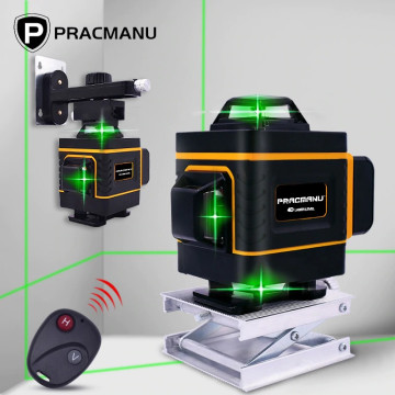 Niveau Laser 4D Rotatif 360 Auto Nivelant 16 lignes