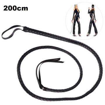 Fouet Cuir PU BDSM Equitation