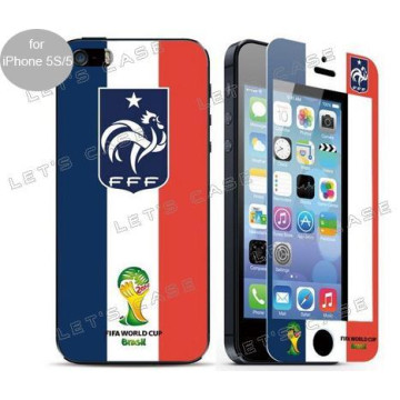 Ecran protection verre trempe pour iPhone 5 FOOT  Bresil 2014