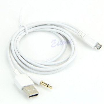 Cable Audio Auto Jack USB  Micro USB  Samsung 