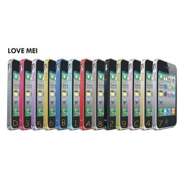 LOVE MEI Coque Bumper Aluminium Ultra Leger pour iPhone Samsung