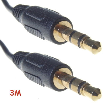 Cable Audio Stereo Jack 3.5mm  