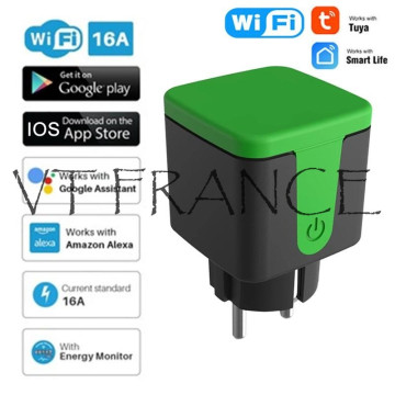 Prise Connectee Etanche Wifi Alexa Google Tuya