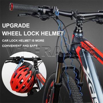 Cadenas Anti-Vol et Cable pour Casque  Moto Velo