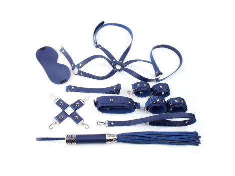 Kit Bondage BDSM Cuir 10pcs