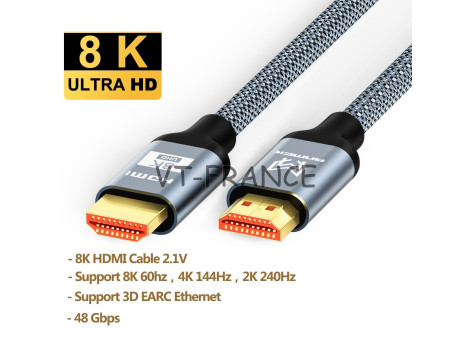 Cable HDMI Pro 2.1 8k 60Hz